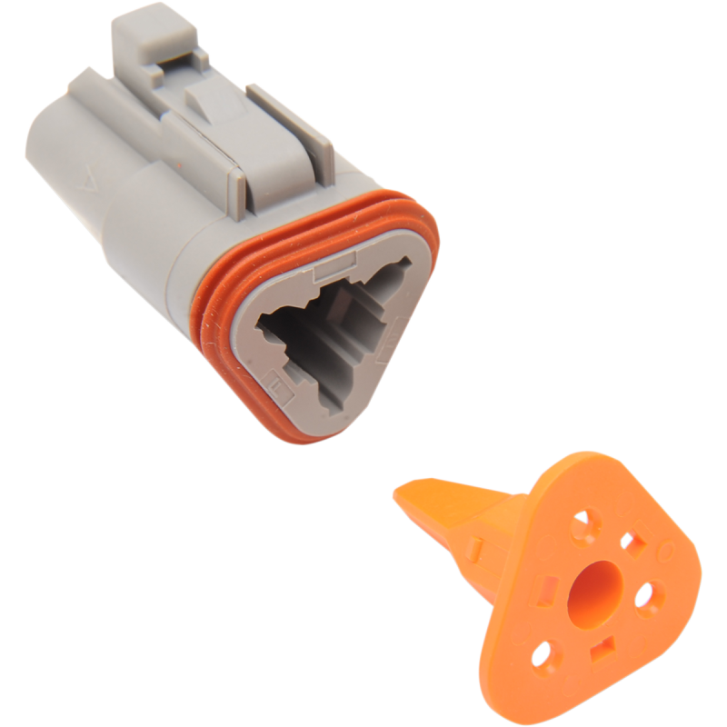 DEUTSCH GRAY 3 SOCKET CONNECTOR EA