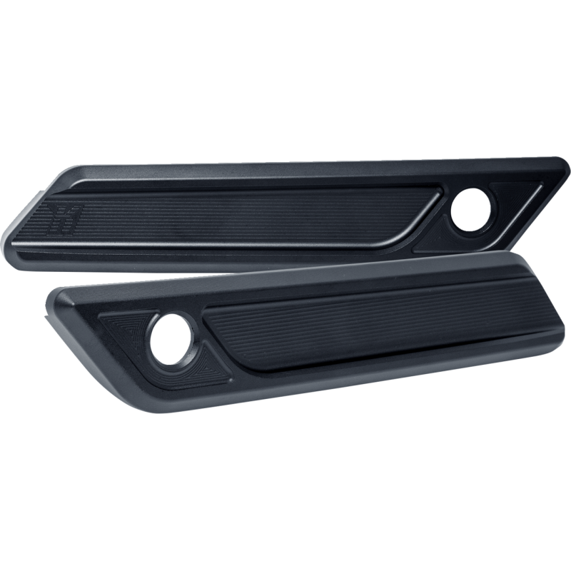 SADDLEBAG LATCH COVERS NEW STYLE FOR HD TOURING, BLACK