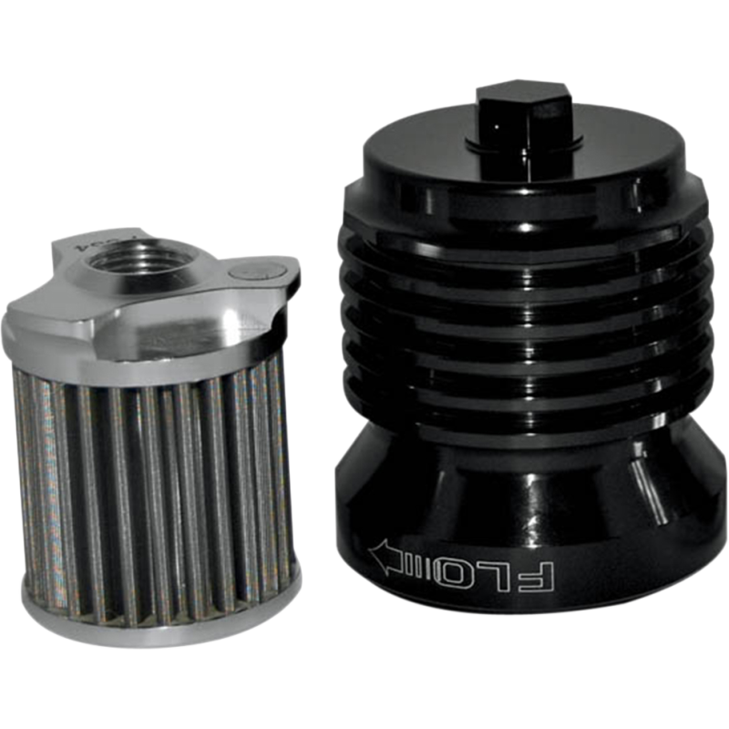 FLO FILTER SPIN ON ANODIZED BLK