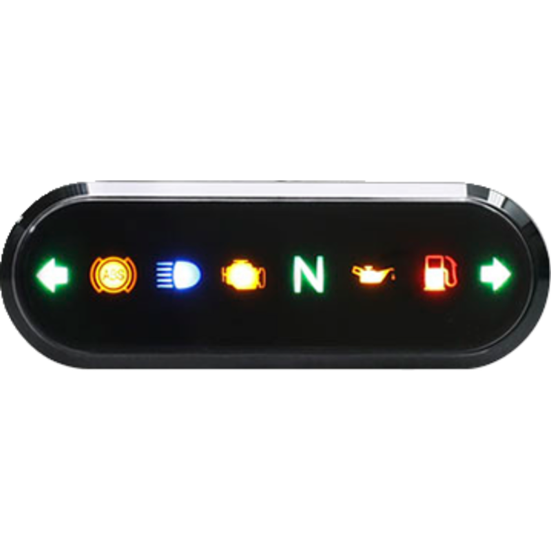 INDICATOR LIGHT DISPLAY METER