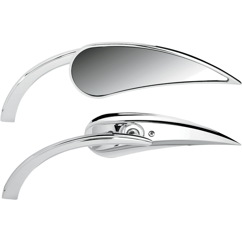 RAD II TEARDROP MIRROR LEFT CHROME (EA)