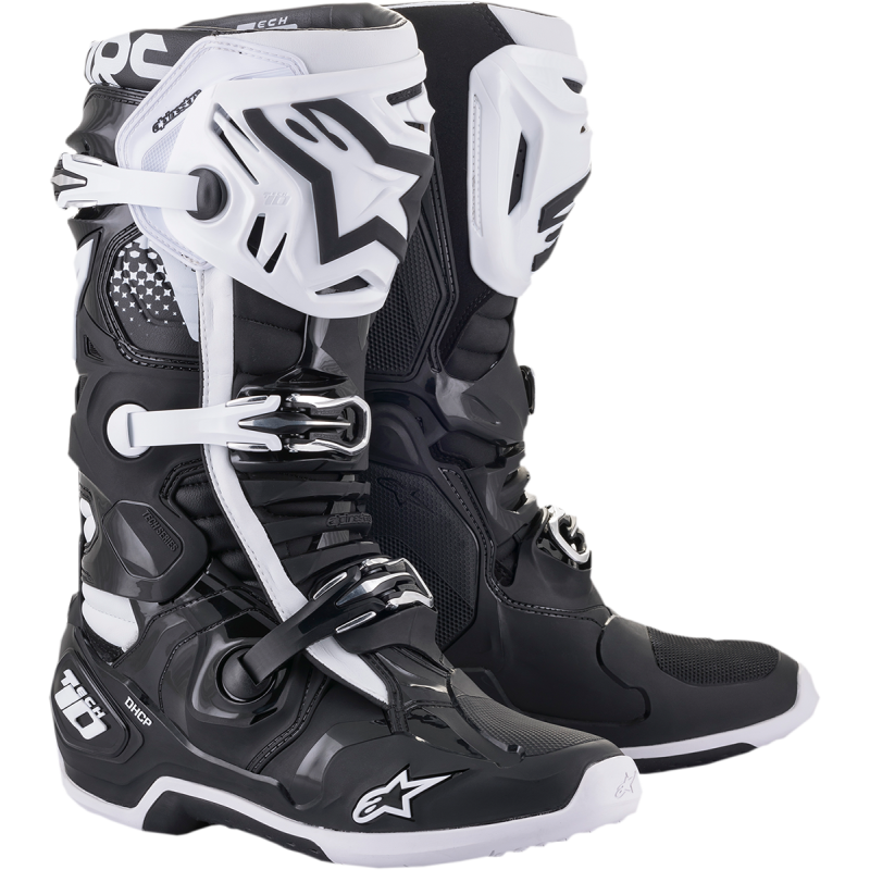 BOOT TECH 10 BK/WT 12