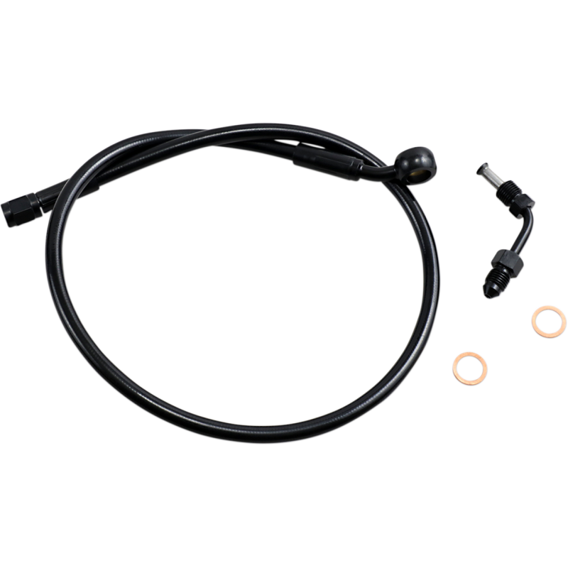 Brake Line - Upper with Adapter - Black