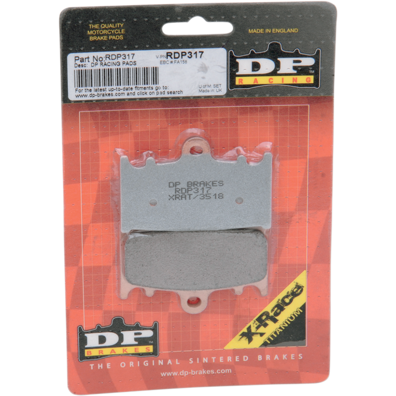 RDP317 RACE COMPOUND BRAKE PAD SET