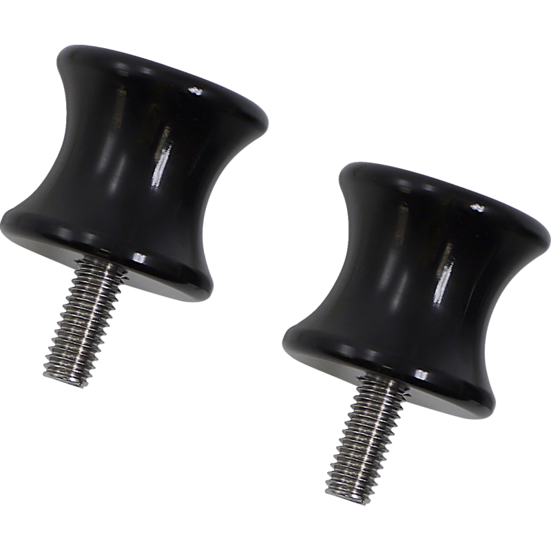 SWINGARM SPOOLS 6MM BLACK