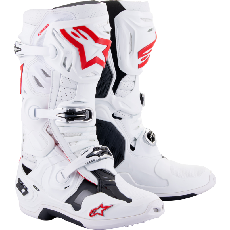 BOOT T10 VNT WT/RD 9