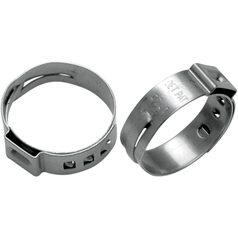 STEPLESS EAR CLAMPS 23.9MM - 27.1MM 10PK