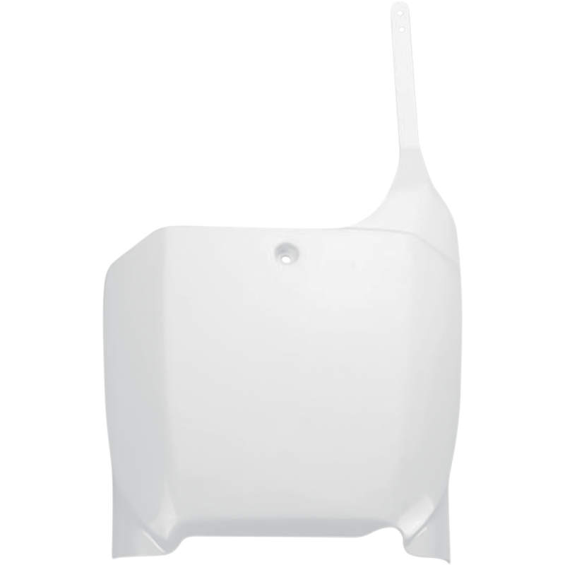 CR125/250/F450R 00-03 FRONT # PLATE WHTE