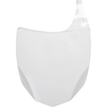 FRONT # PLATE- KX250F/450F:09-10 WHITE