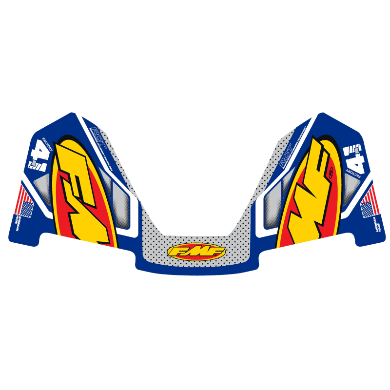 FMF 4.1 LOGO KIT BLUE
