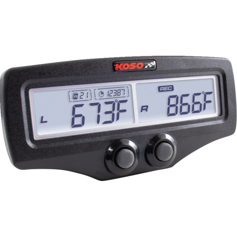 DUAL EGT-02R EVO RPM-WATER TEMP LOGGER FAST RESPONSE SENSORS