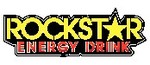 1' DIE CUT STICKER - ROCKSTAR TEXT (YEL)