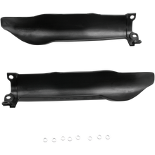 LWR FORK CVR SET- KX250F/450F:09-10 BLK