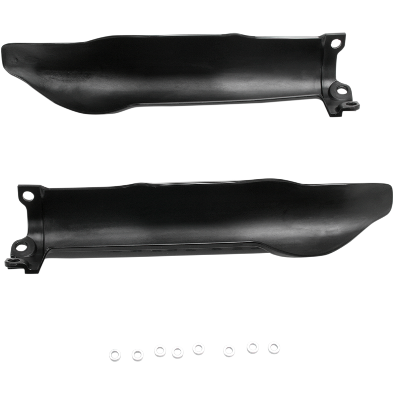 LWR FORK CVR SET- KX250F/450F:09-10 BLK