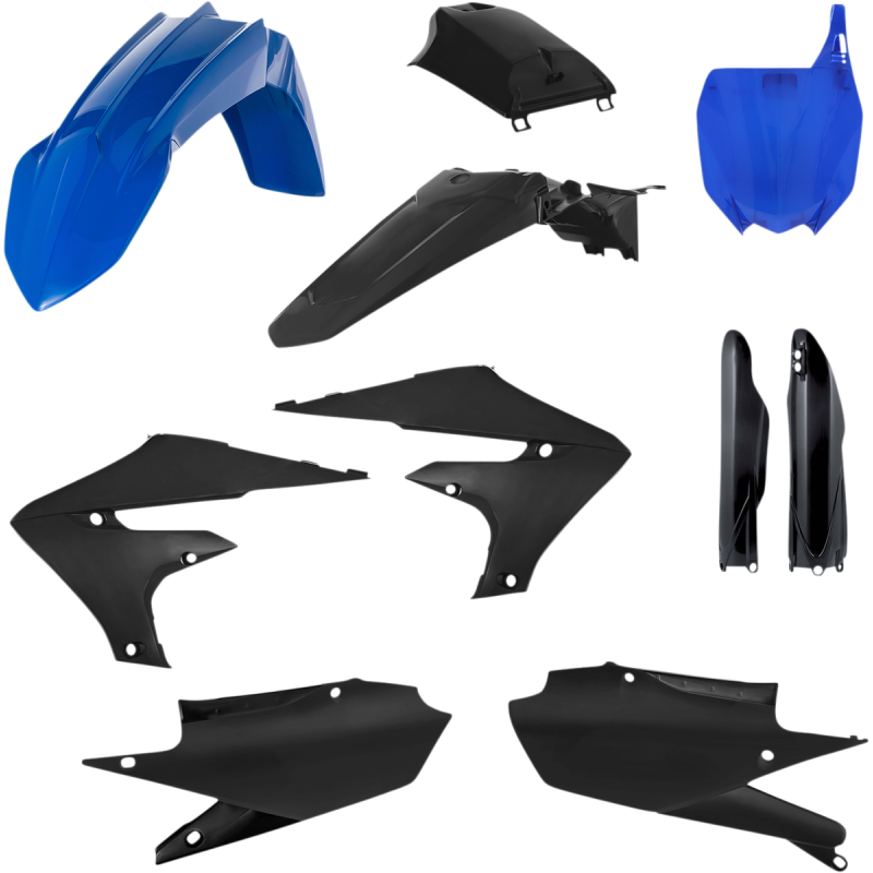 PLASTIC KIT FL YZF BL/BK
