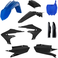 PLASTIC KIT FL YZF BL/BK