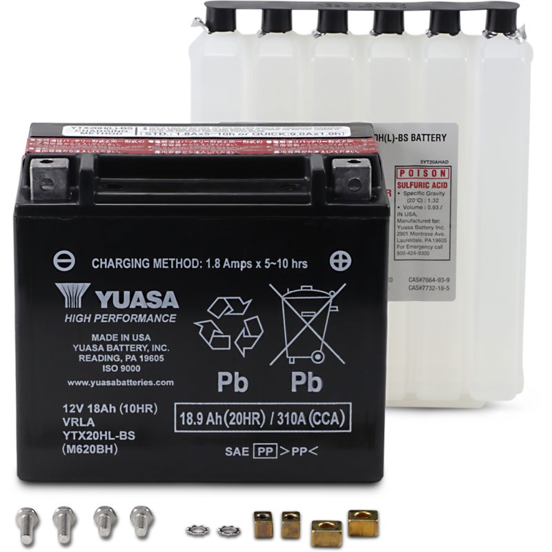 YTX20HL-BS HI-PERF W/ACID PACK