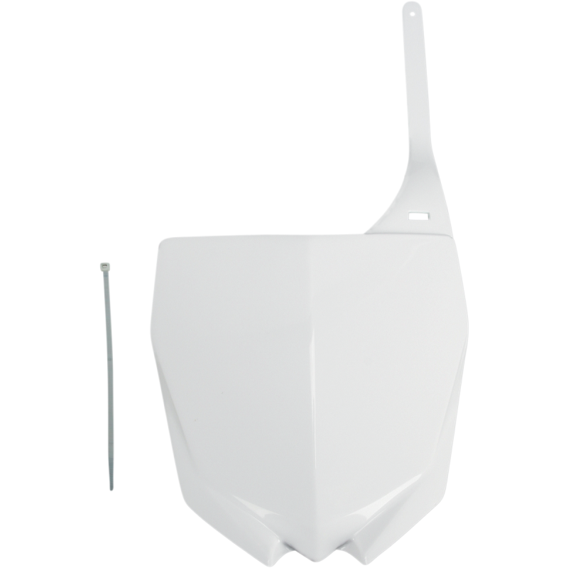 YZF250/450 FRNT PLATE WHITE