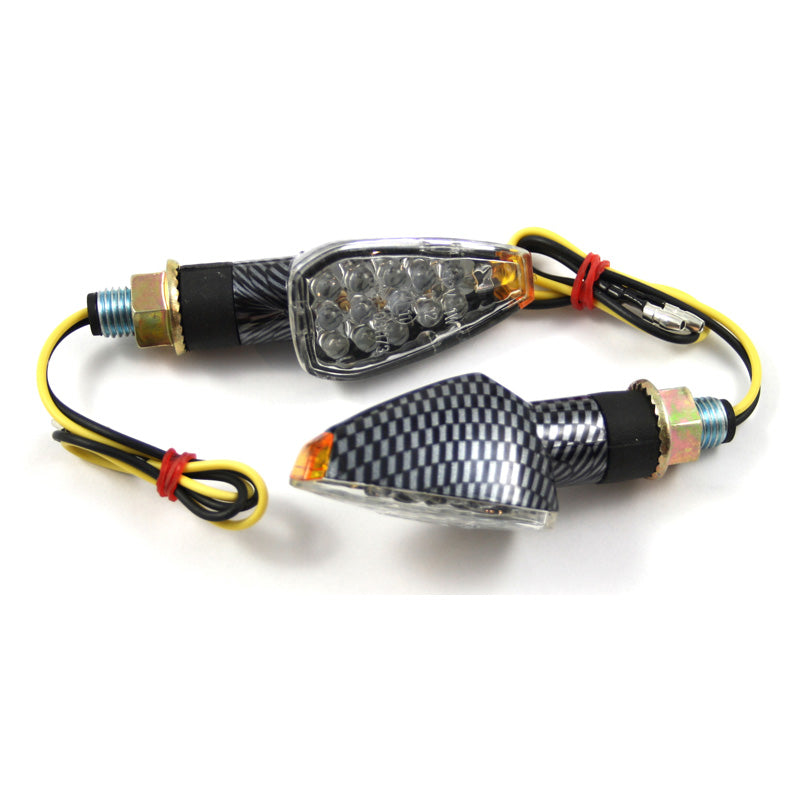 FLASHERS 'MARKER' CARBON LOOK / LED