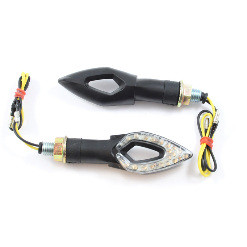 FLASHER 'LEGEND' BLK  LED 2PCS TOXIC