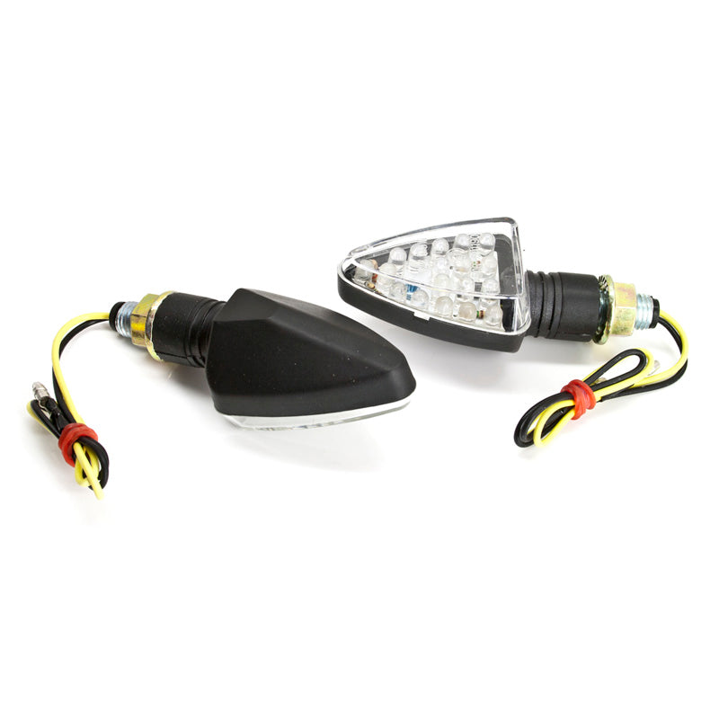 FLASHERS 'ARROW' BLACK / LED