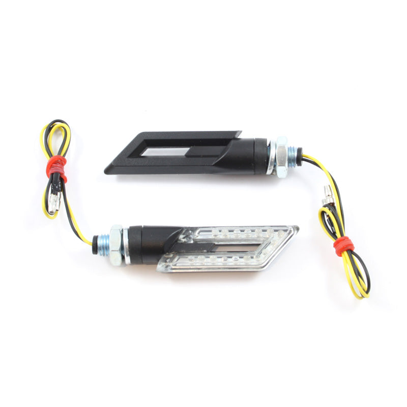 FLASHER 'VALOR' BLACK LED 2PCS TOXIC