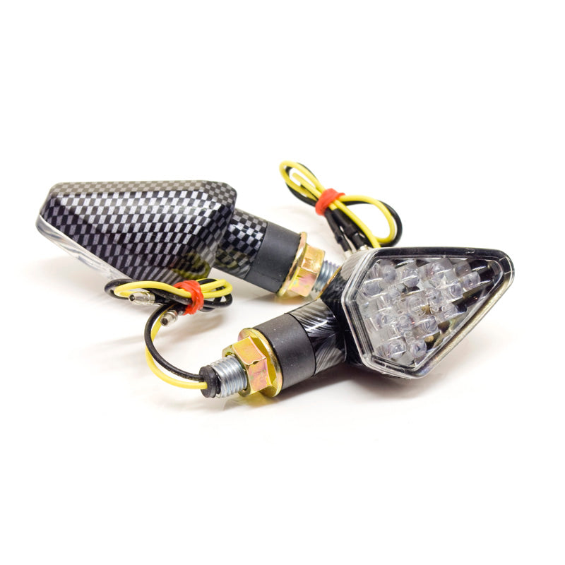FLASHERS '3D ARROW' CARBON LOOK / LED
