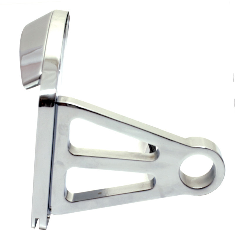 AXLE-MOUNT CHROME PLATE SUPPORT LED TAILLIGHT