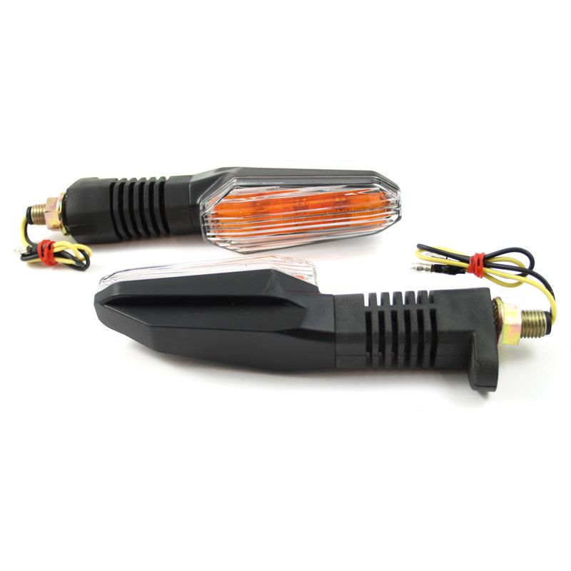 FLASHERS ROYAL LED BLACK CLEAR 2PCS