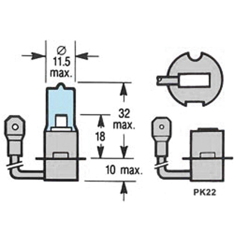 BULB H3 35W (1 PCS)