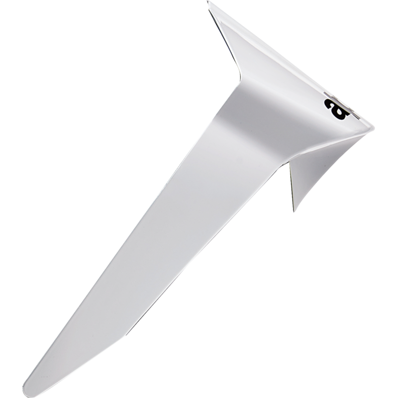 S-R10 SOLID STANDARD SPOILER -  WHT GLOSSY