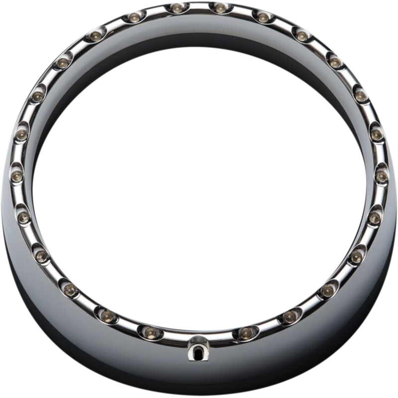TRIM HALO 06-13 CHR WHT