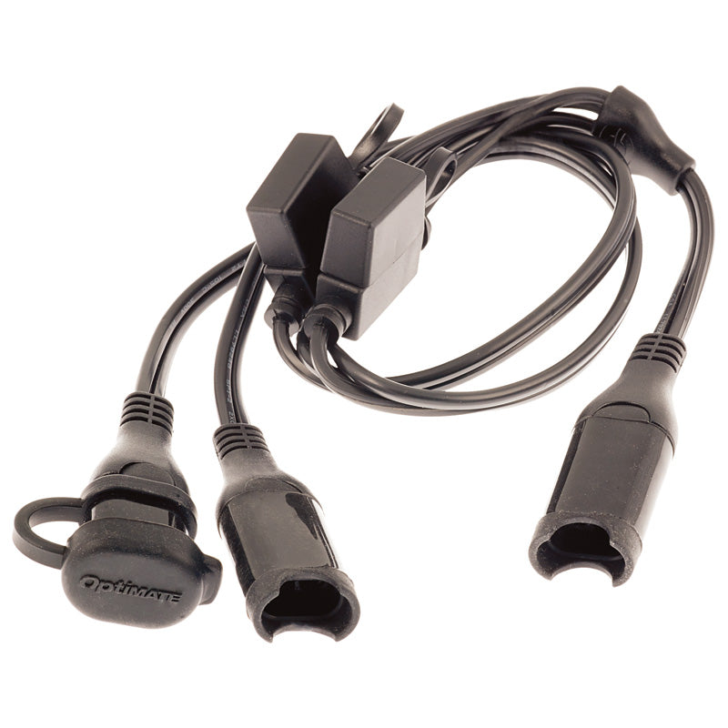 OPTIMATE CABLE, SAE/ 2 X FUSED 15A SAE, 20''