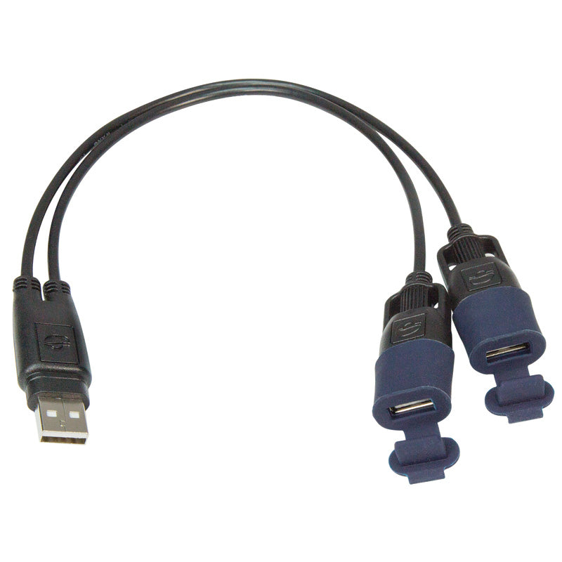 OPTIMATE CABLE, USB Y-SPLITTER, 4A, 12''