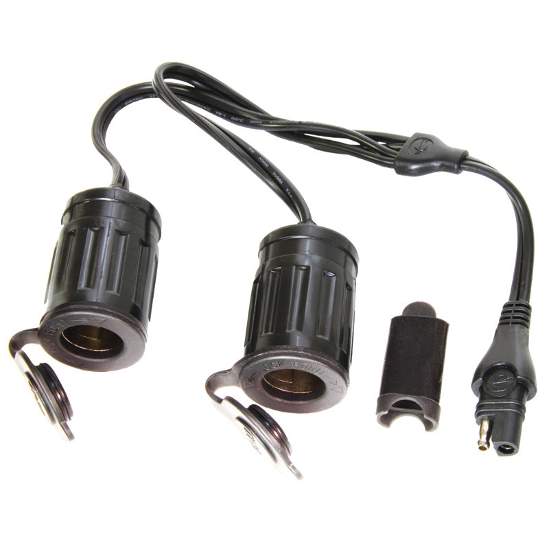 OPTIMATE CABLE, SAE/2 X AUTO SOCKET, 12''