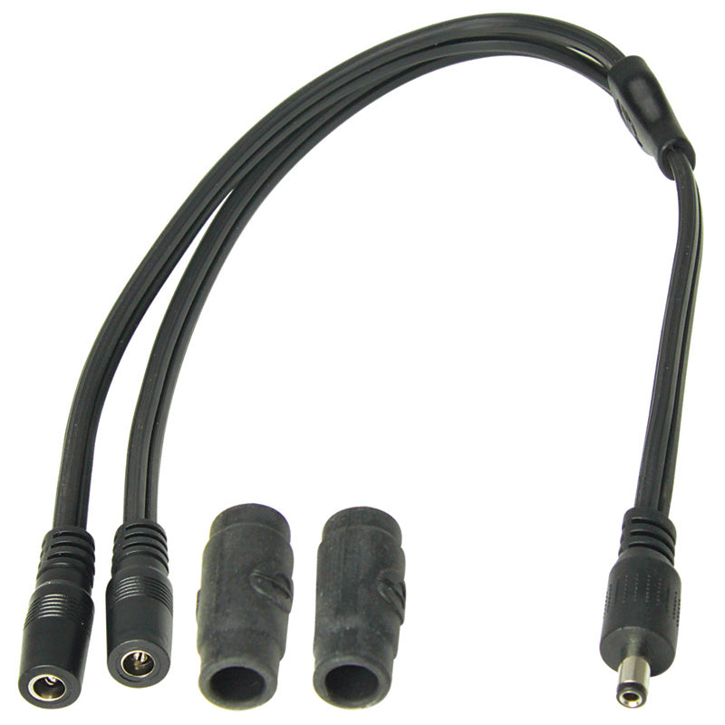 OPTIMATE CABLE, 10A, DC PLUG/ 2 X DC, 12''