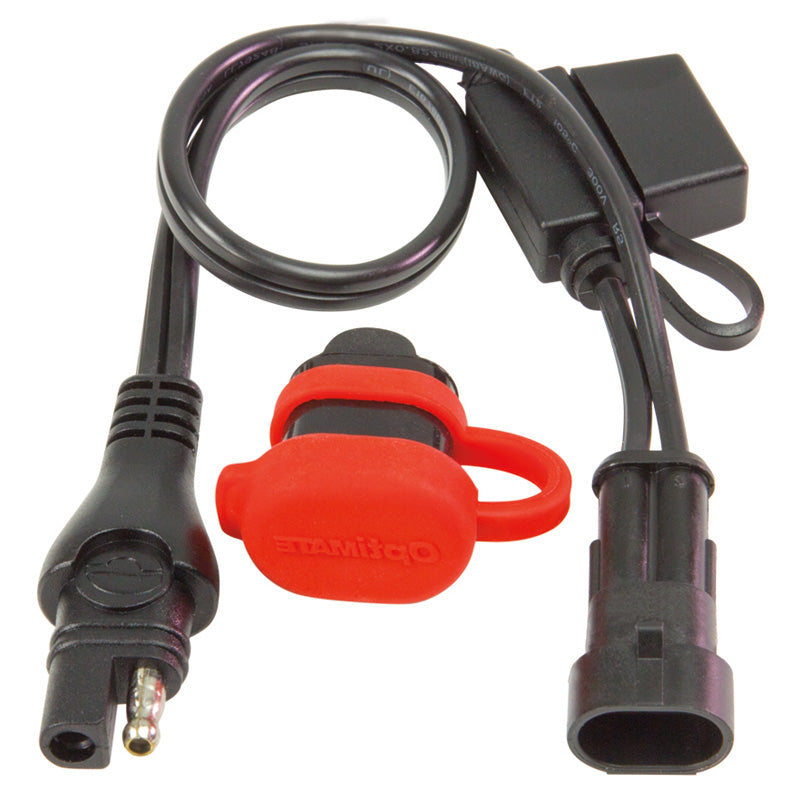 OPTIMATE CABLE, SAE TO MV AUG, 15A FUSE, 12''