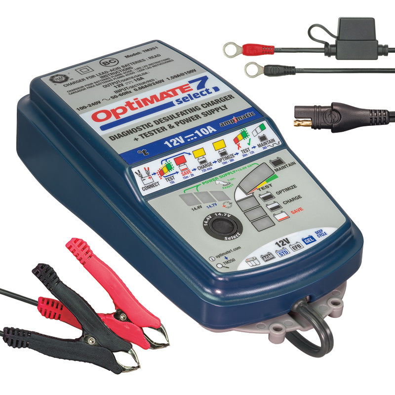 OPTIMATE 7 SELECT, 9-STEP 10A CHARGER DEEP CYCLE