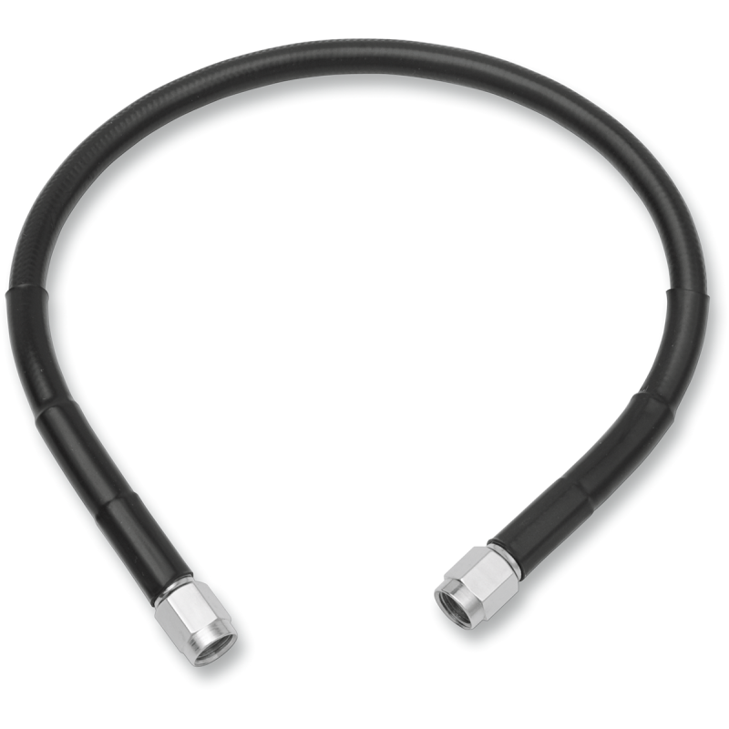 BLACK S/S BRAKE LINE 15"