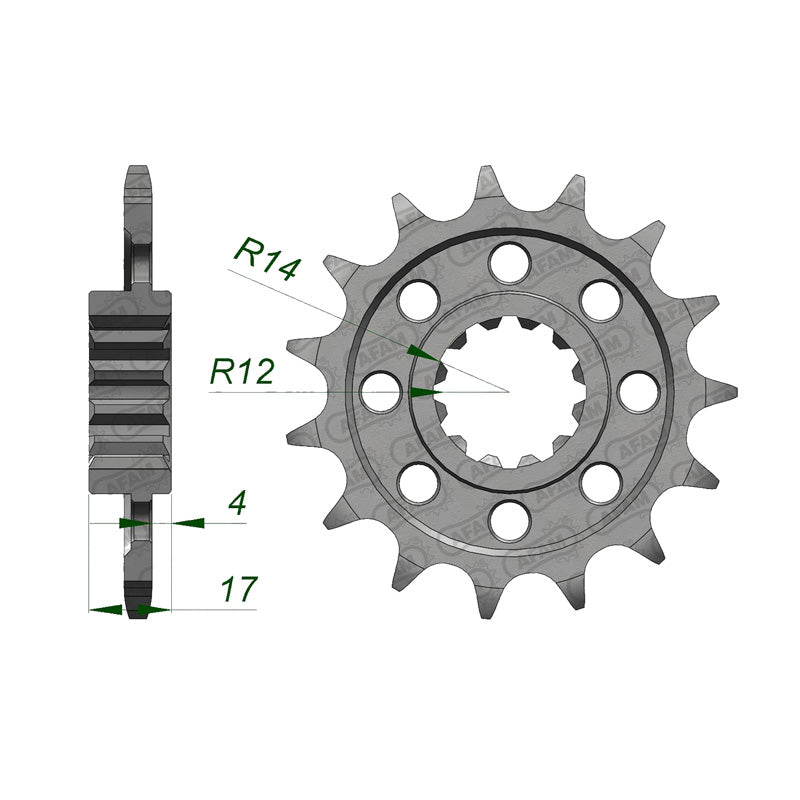 AFAM 15T H/STEEL CBR600F 91-96 520P 20511-15T.