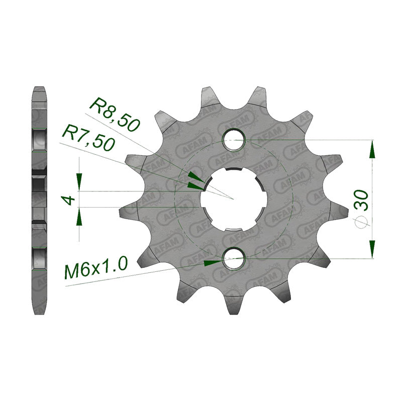 FRONT SPROCKET 420P 15T