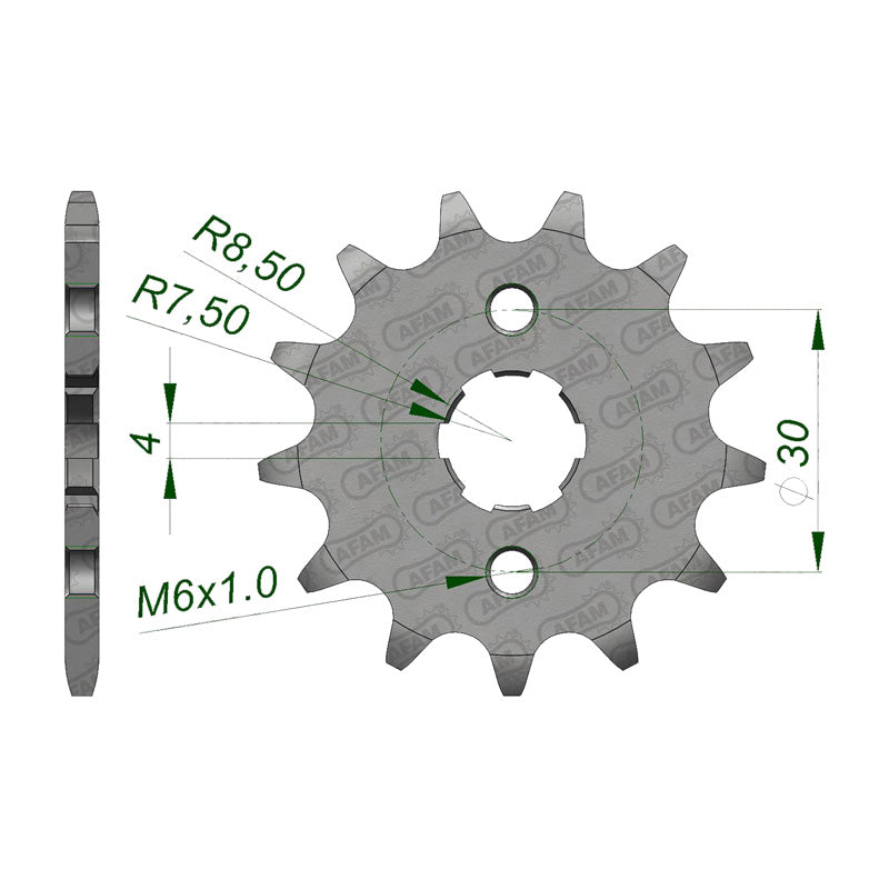 FRONT SPROCKET 420P 16T