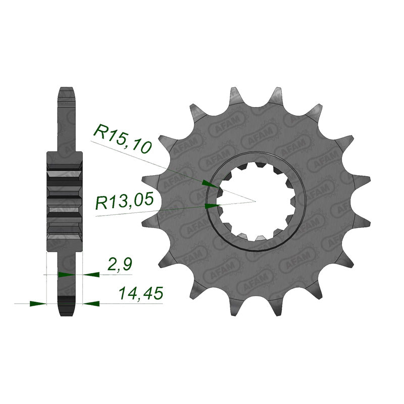 FRONT SPROCKET HON VFR800 (14-15) 20618-16