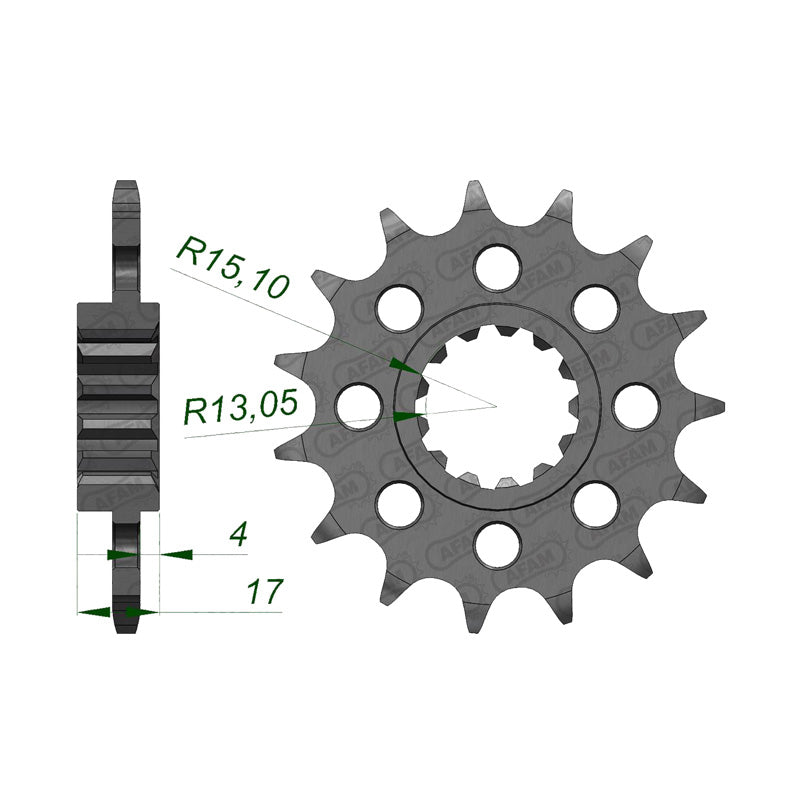 FRONT SPROCKET 520P 15T