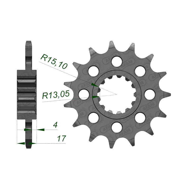 FRONT SPROCKET 520P 16T