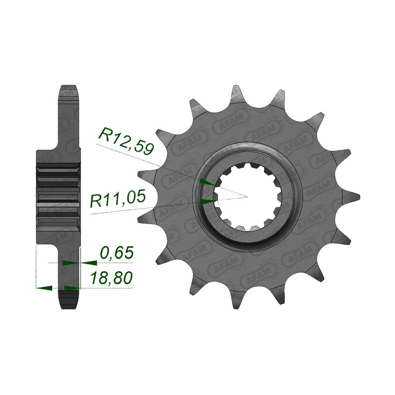FRONT SPROCKET MULTISTRADA 1200 530-14 (52900-14)