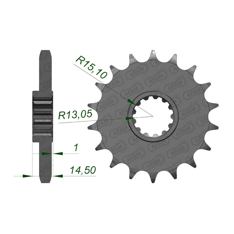 FRONT SPROCKET 530P 18T