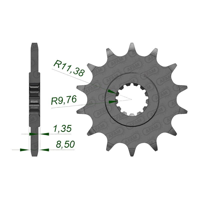 FRONT SPROCKET 520P 14T