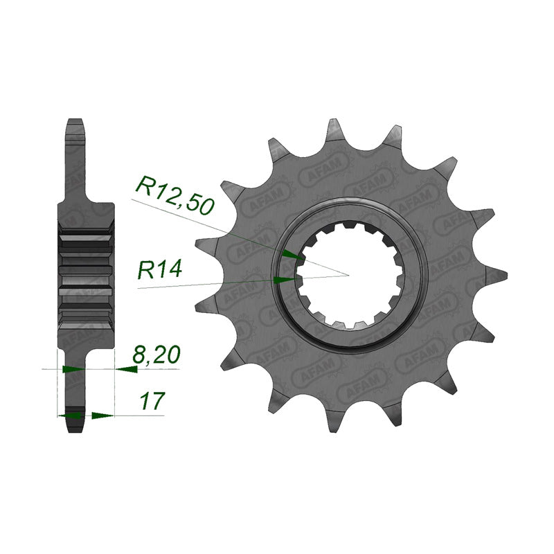 FRONT SPROCKET 520P 15T