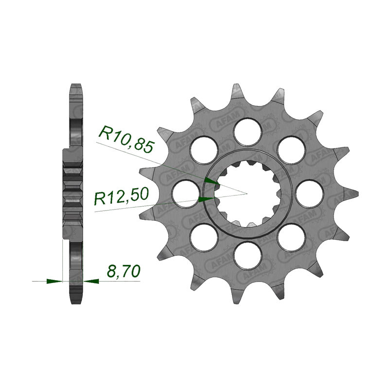 FRONT SPROCKET 520P 17T